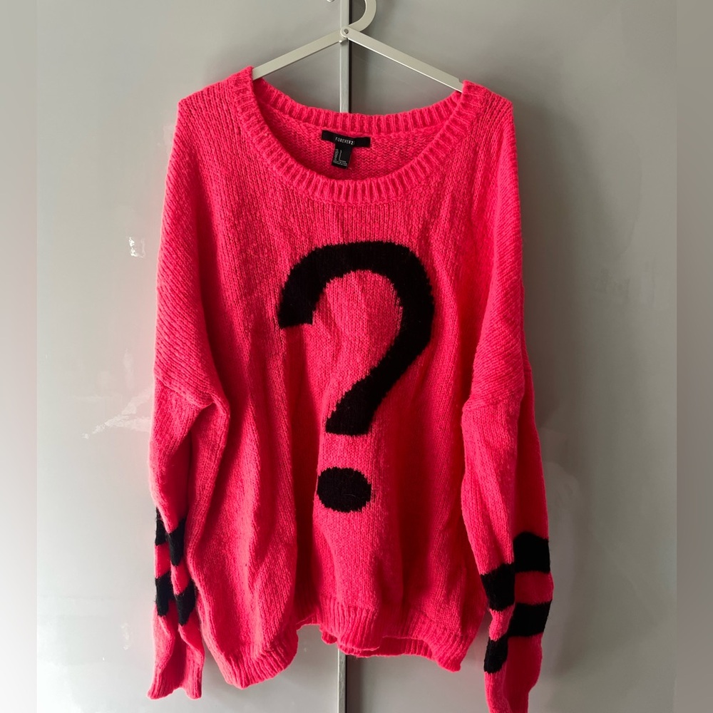 Forever21 Hot Pink Sweater